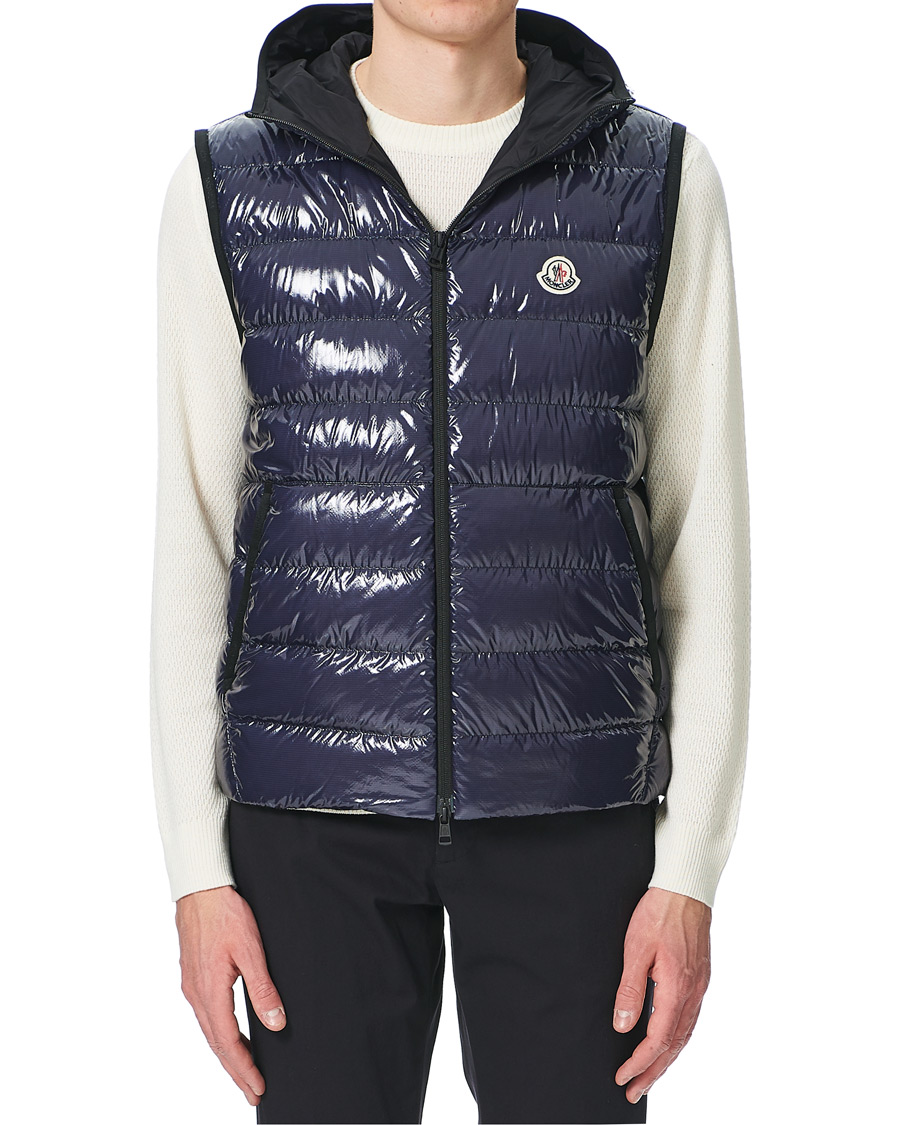 Herren | Jacken | Moncler | Lappe Down Ripstop Vest Navy