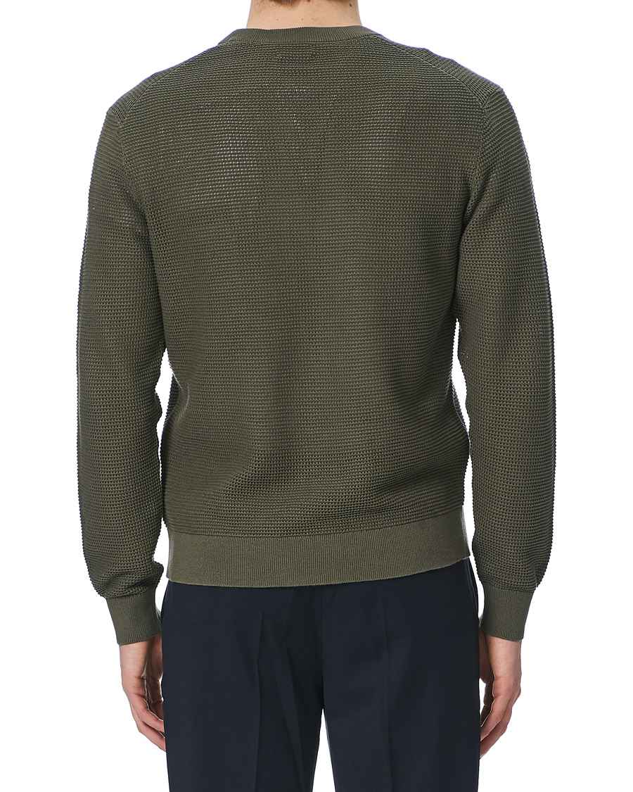 Herren | Pullover | Club Monaco | Long Sleeve Mesh Crew Neck Sweater Beetle