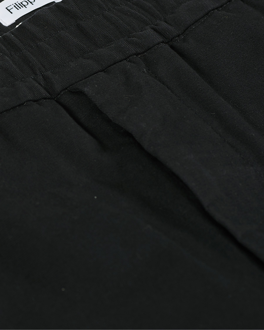 Herren | Shorts | Filippa K | Terry Cotton Shorts Black