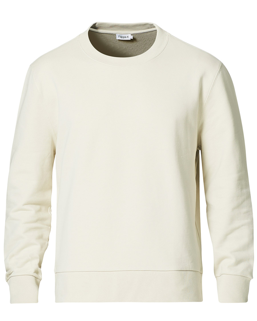 Herren | Pullover | Filippa K | Gustaf Organic Cotton Sweatshirt Vanilla Ice