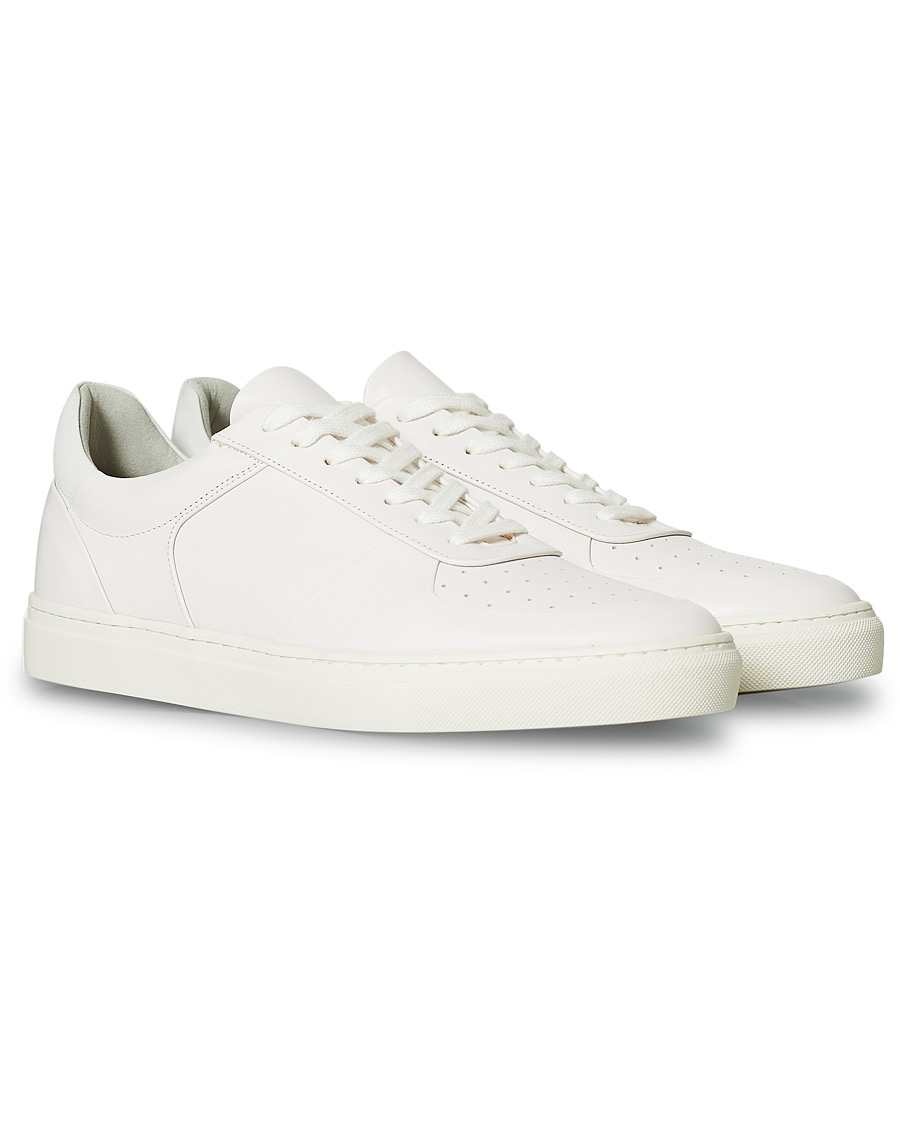 Herren | Filippa K Robert Leather Sneakers White | Filippa K | Robert Leather Sneakers White