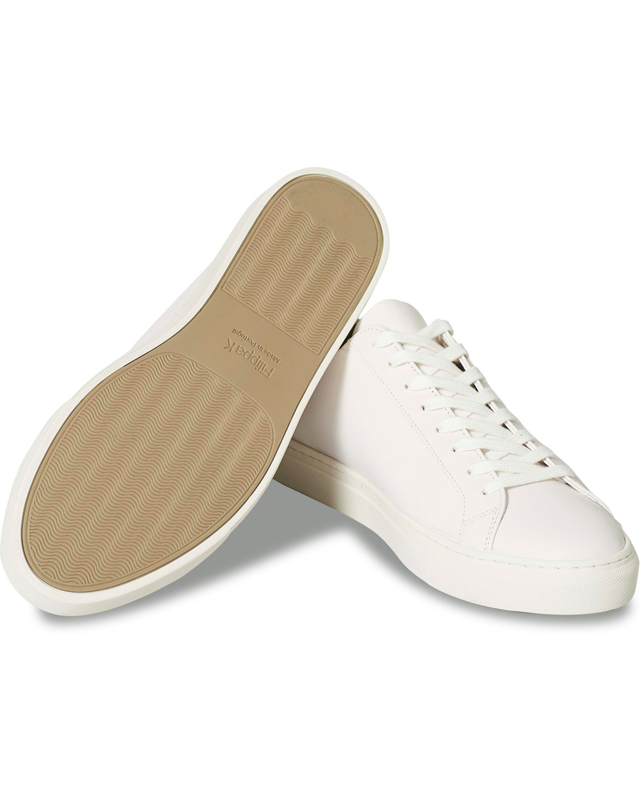 Herren | | Filippa K | Morgan Leather Sneakers White