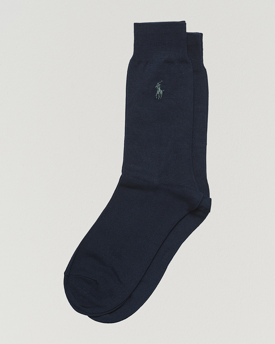 Herren | Unterwäsche | Polo Ralph Lauren | 2-Pack Mercerized Cotton Socks Admiral Blue