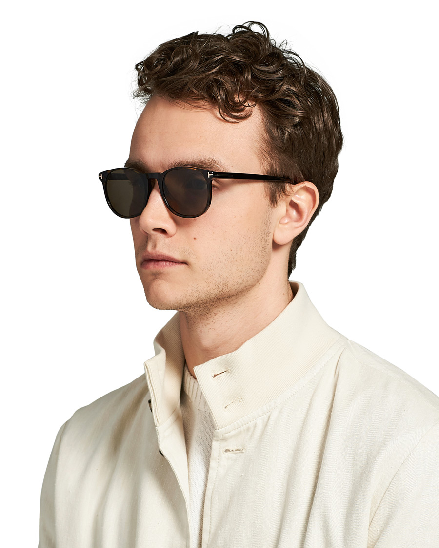 Herren | Tom Ford Ansel Sunglasses Dark Havana/Brown Polarized | Tom Ford | Ansel Sunglasses Dark Havana/Brown Polarized