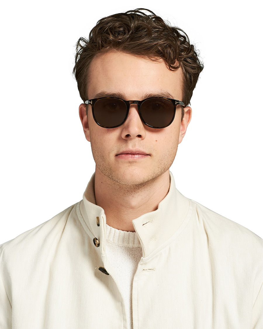 Herren | Tom Ford Ansel Sunglasses Dark Havana/Brown Polarized | Tom Ford | Ansel Sunglasses Dark Havana/Brown Polarized