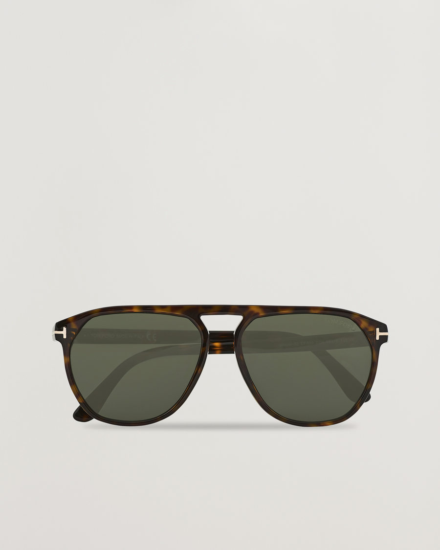 Herren |  | Tom Ford | Jasper-02 Sunglasses Dark Havana/Green