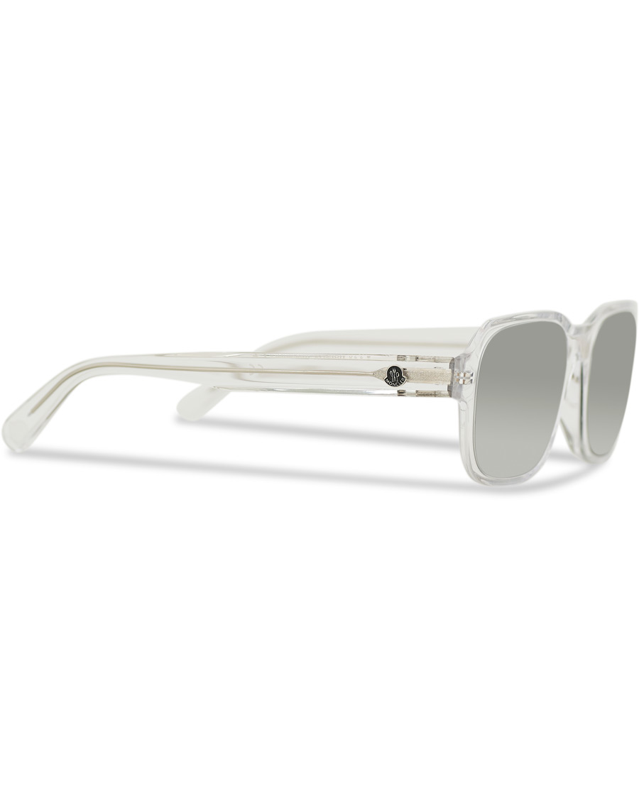 Herren | Moncler Lunettes Icebridge Sunglasses Crystal/Smoke Mirror | Moncler Lunettes | Icebridge Sunglasses Crystal/Smoke Mirror