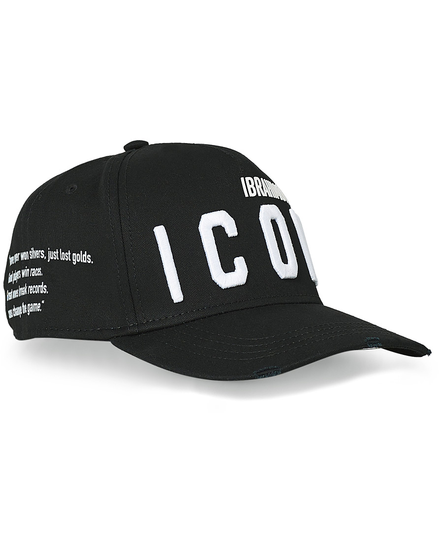 Herren | Dsquared2 Dsquared2 X Ibrahimovic Icon Cap Black | Dsquared2 | X Ibrahimovic Icon Cap Black
