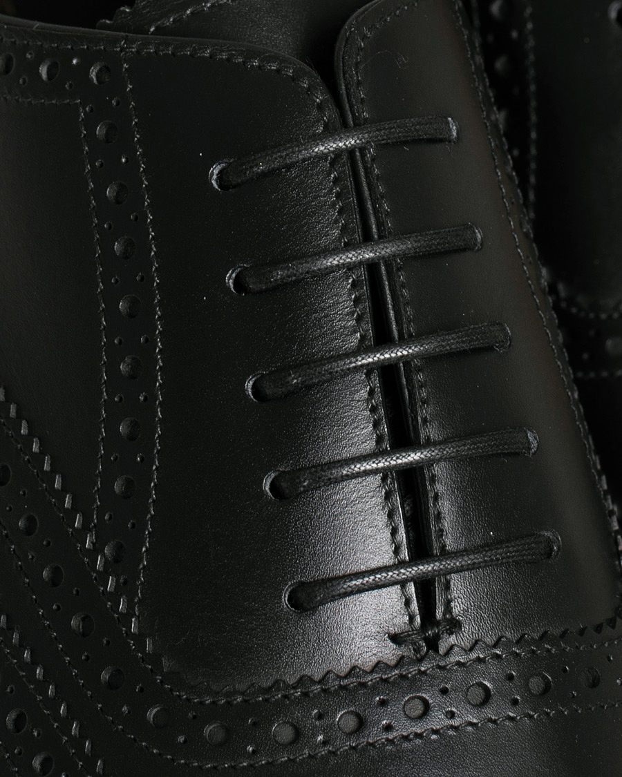 Herren | Saphir Medaille d'Or Shoe Laces Thin Waxed 75cm Black | Saphir Medaille d'Or | Shoe Laces Thin Waxed 75cm Black