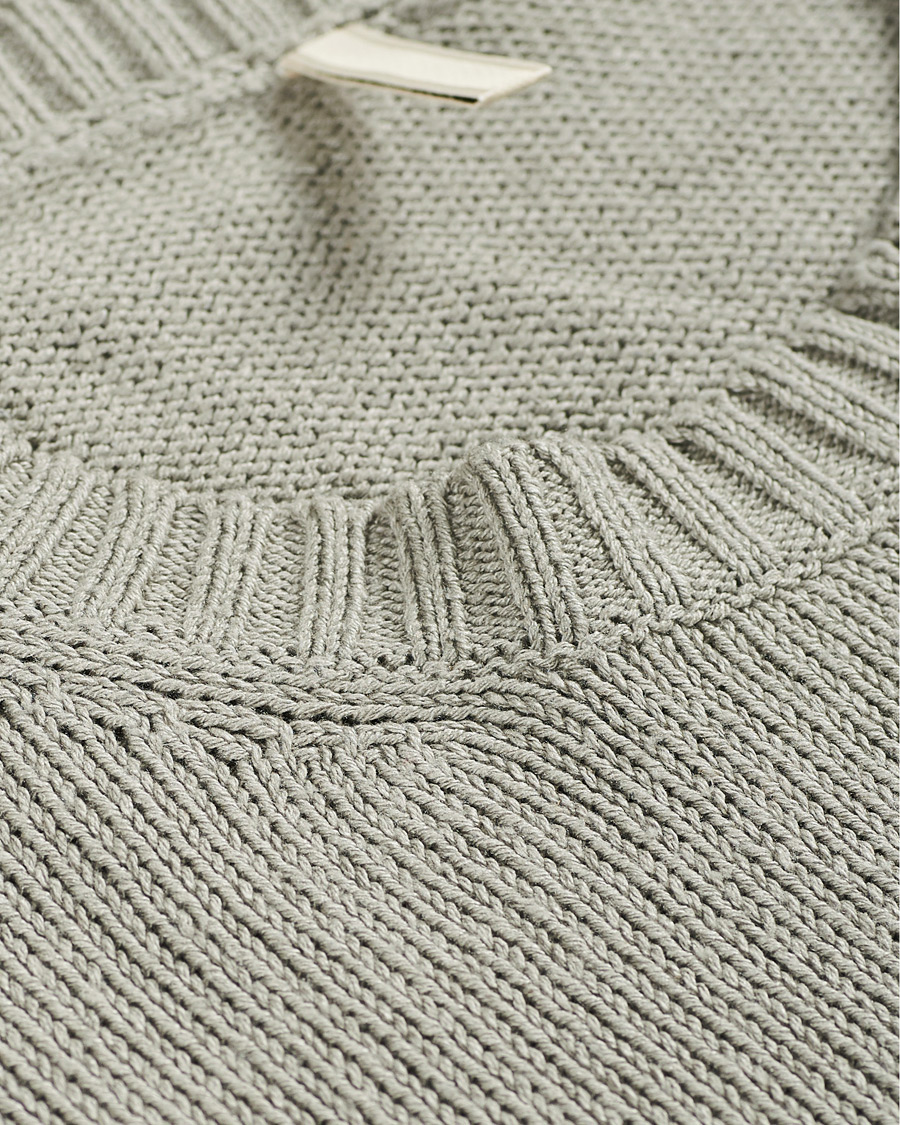 Herren | Pullover | Sunflower | Silk Crew Neck Light Grey