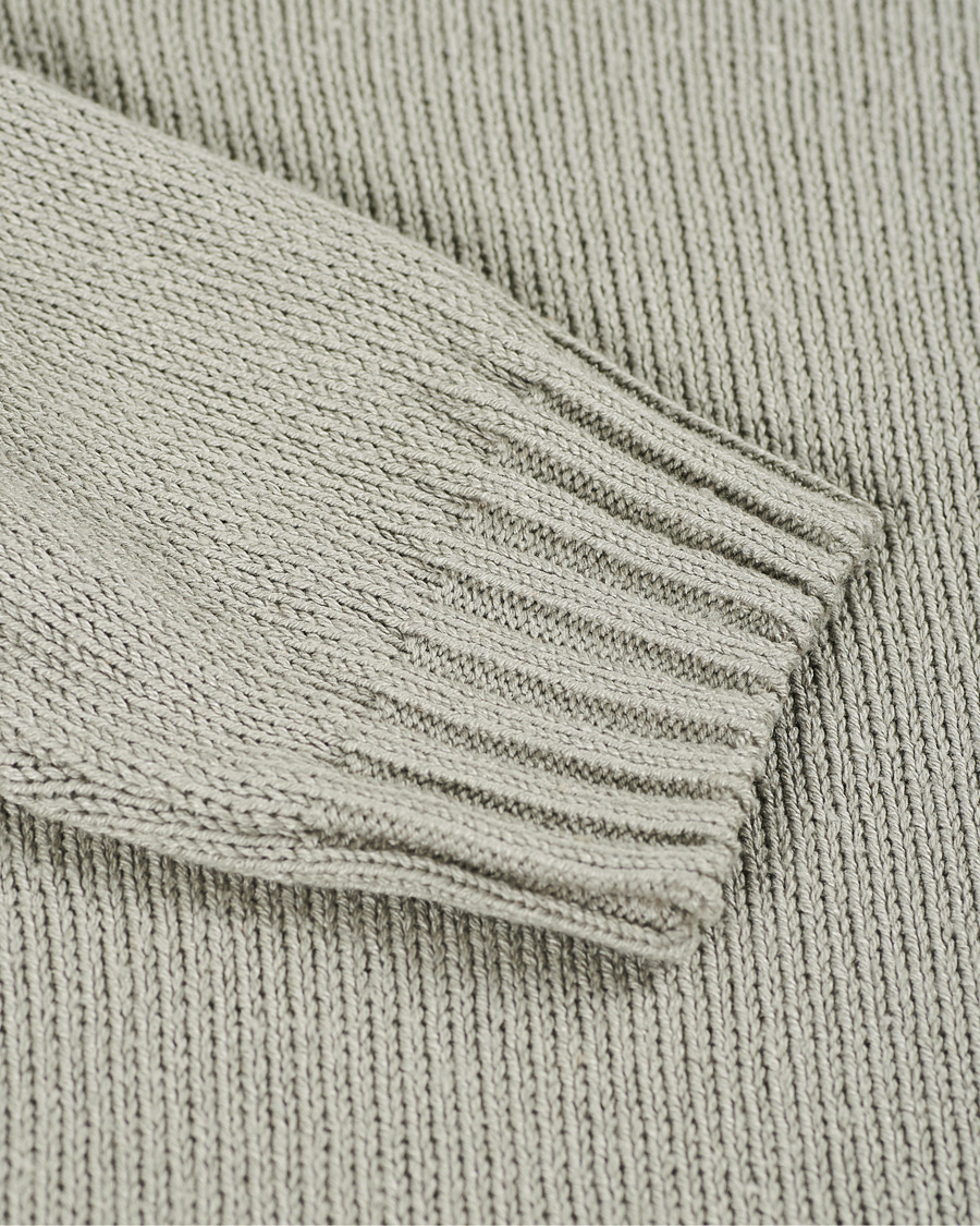 Herren | Pullover | Sunflower | Silk Crew Neck Light Grey