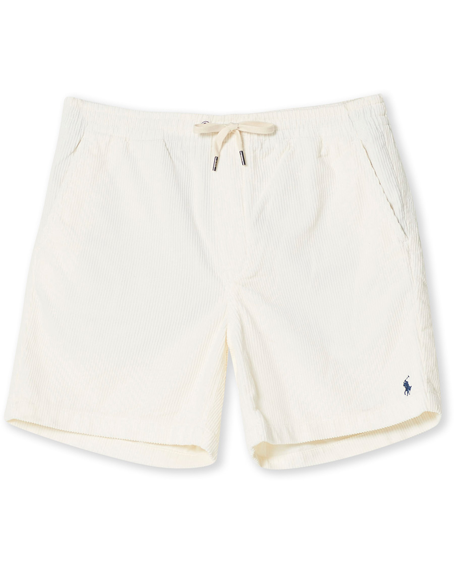 Herren | Drawstringshorts | Polo Ralph Lauren | Prepster Corduroy Drawstring Shorts Warm White