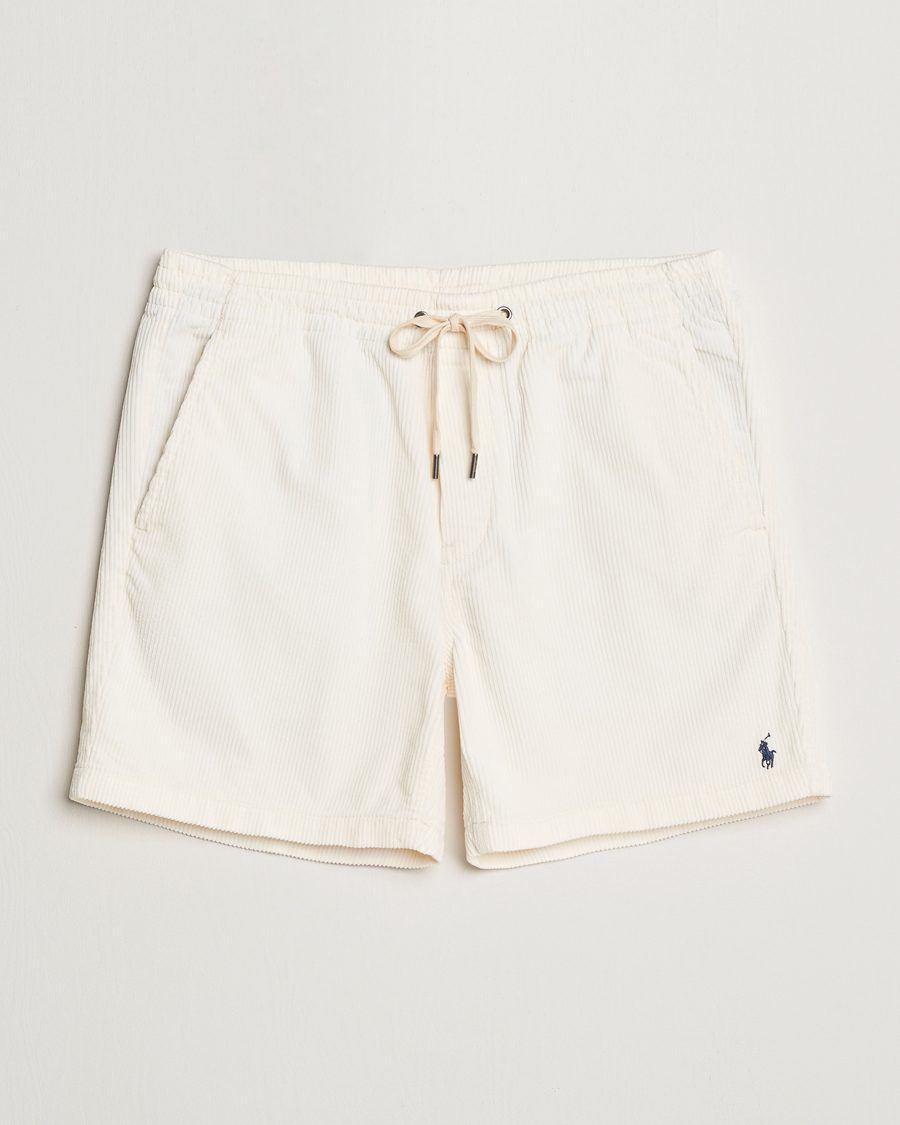 Herren | Shorts | Polo Ralph Lauren | Prepster Corduroy Drawstring Shorts Warm White