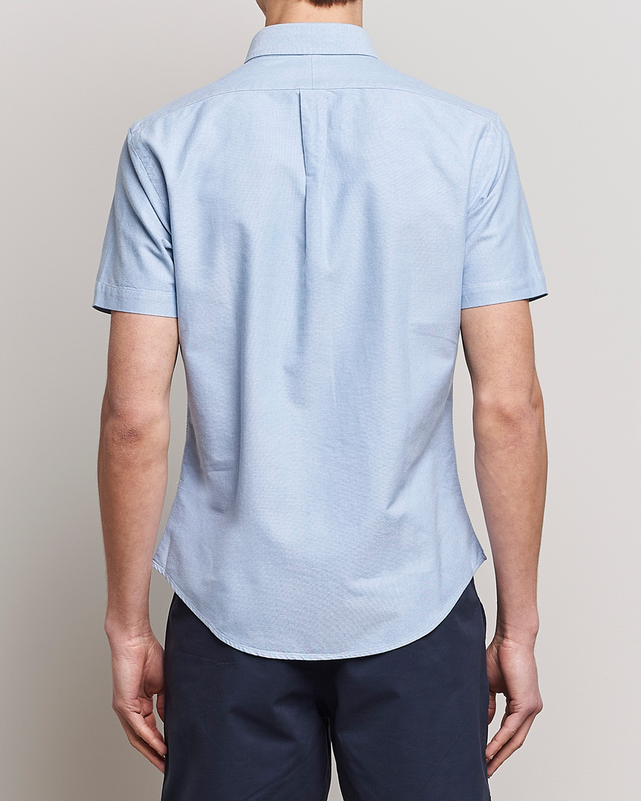 Herren | Hemden | Polo Ralph Lauren | Slim Fit Oxford Short Sleeve Shirt Blue
