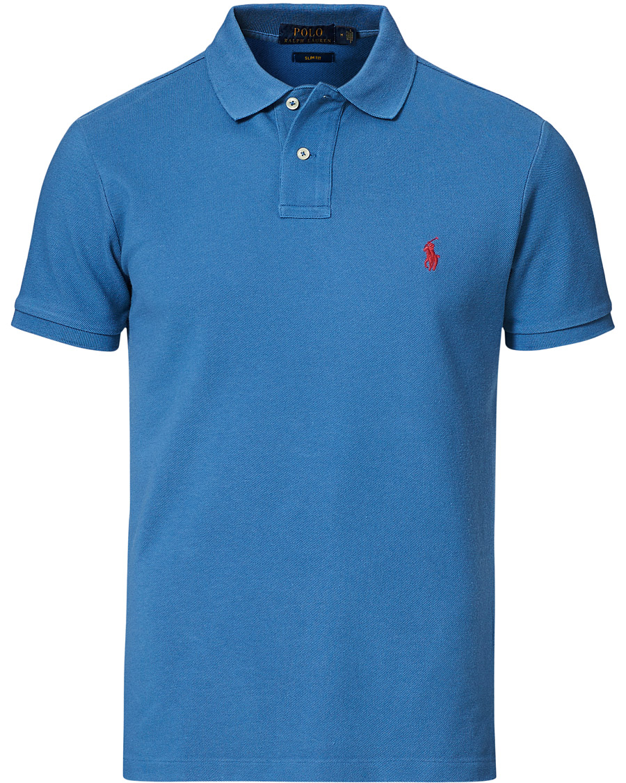 Herren | Poloshirts | Polo Ralph Lauren | Slim Fit Polo Delta Blue