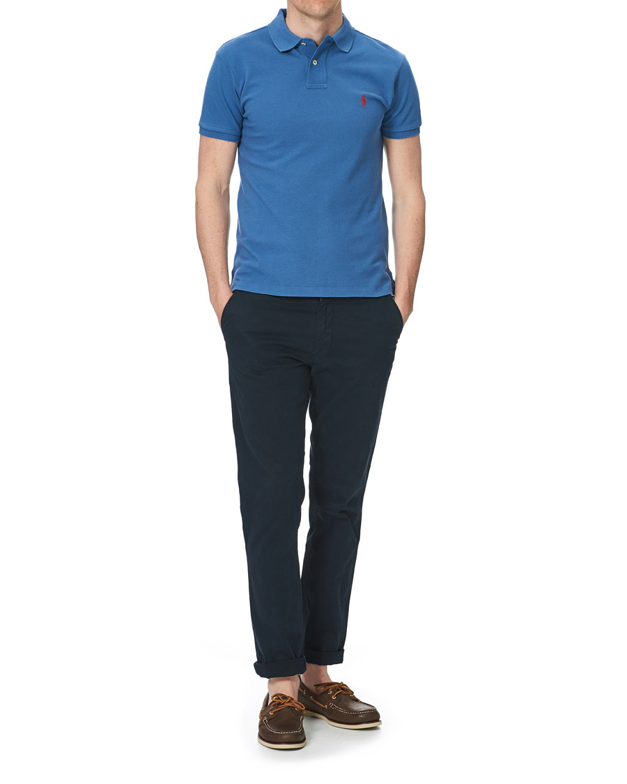 Herren | Poloshirts | Polo Ralph Lauren | Slim Fit Polo Delta Blue