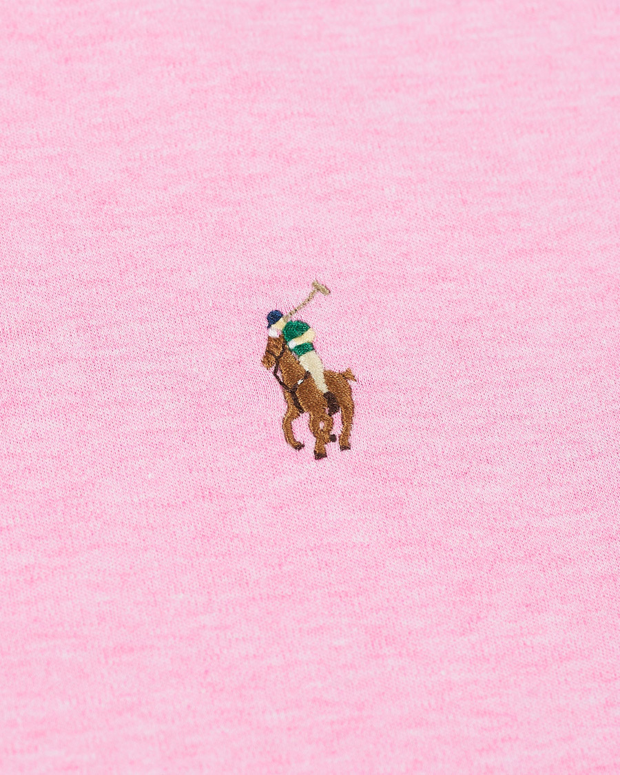 Herren | Poloshirts | Polo Ralph Lauren | Custom Slim Fit Interlock Polo Hampton Pink Heather