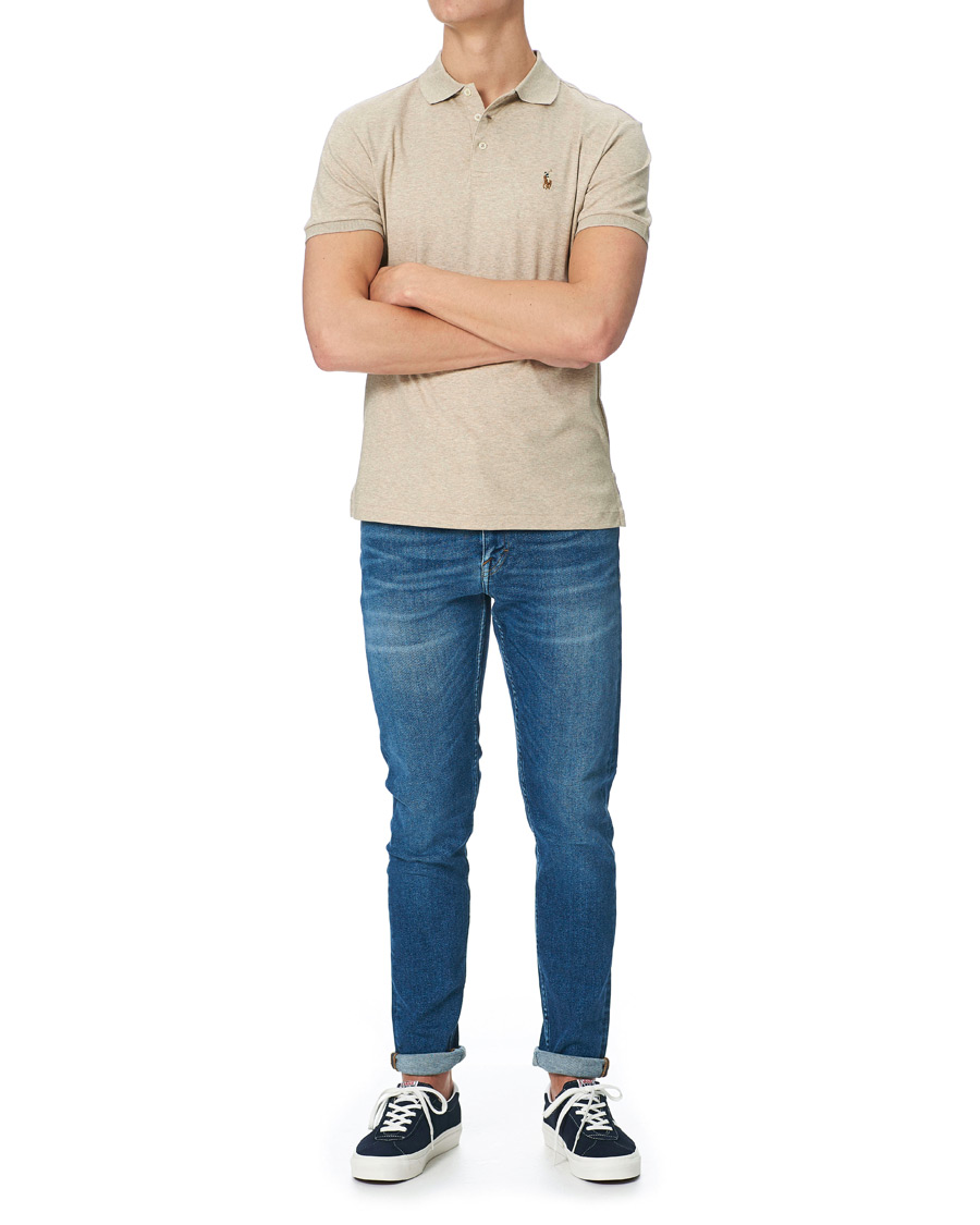 Herren | Poloshirts | Polo Ralph Lauren | Luxury Pima Cotton Polo Tuscan Beige Heather