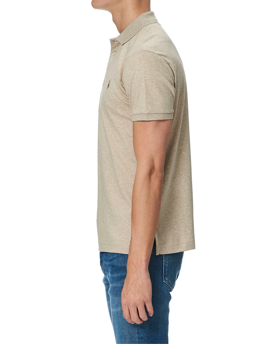 Herren | Poloshirts | Polo Ralph Lauren | Luxury Pima Cotton Polo Tuscan Beige Heather