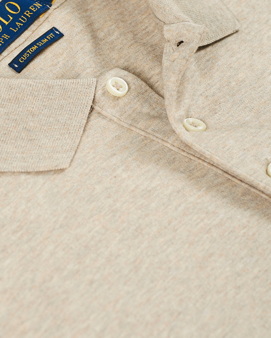 Herren | Poloshirts | Polo Ralph Lauren | Luxury Pima Cotton Polo Tuscan Beige Heather