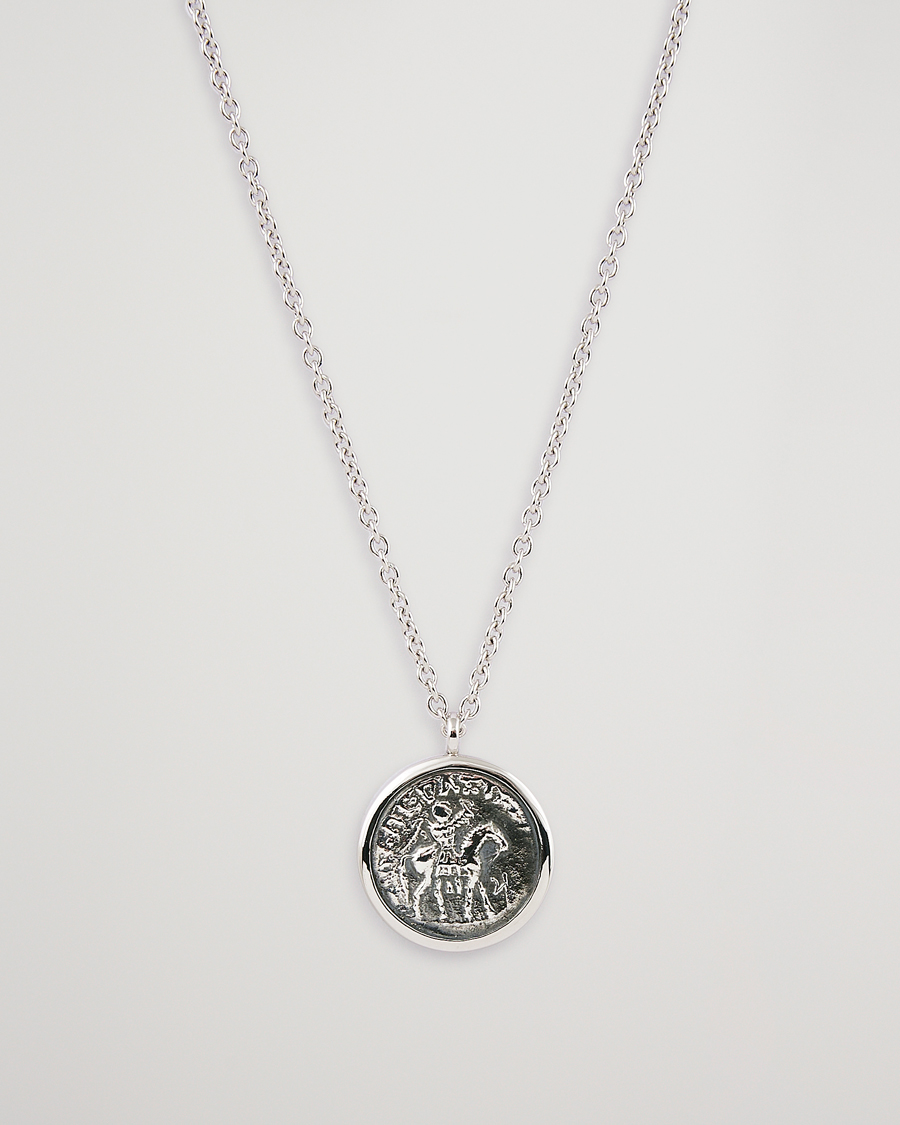 Herren |  | Tom Wood | Coin Pendand Necklace Silver