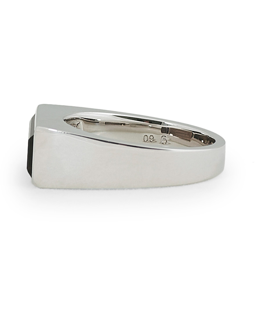 Herren | Tom Wood Peaky Ring Smoky Quartz Silver | Tom Wood | Peaky Ring Smoky Quartz Silver