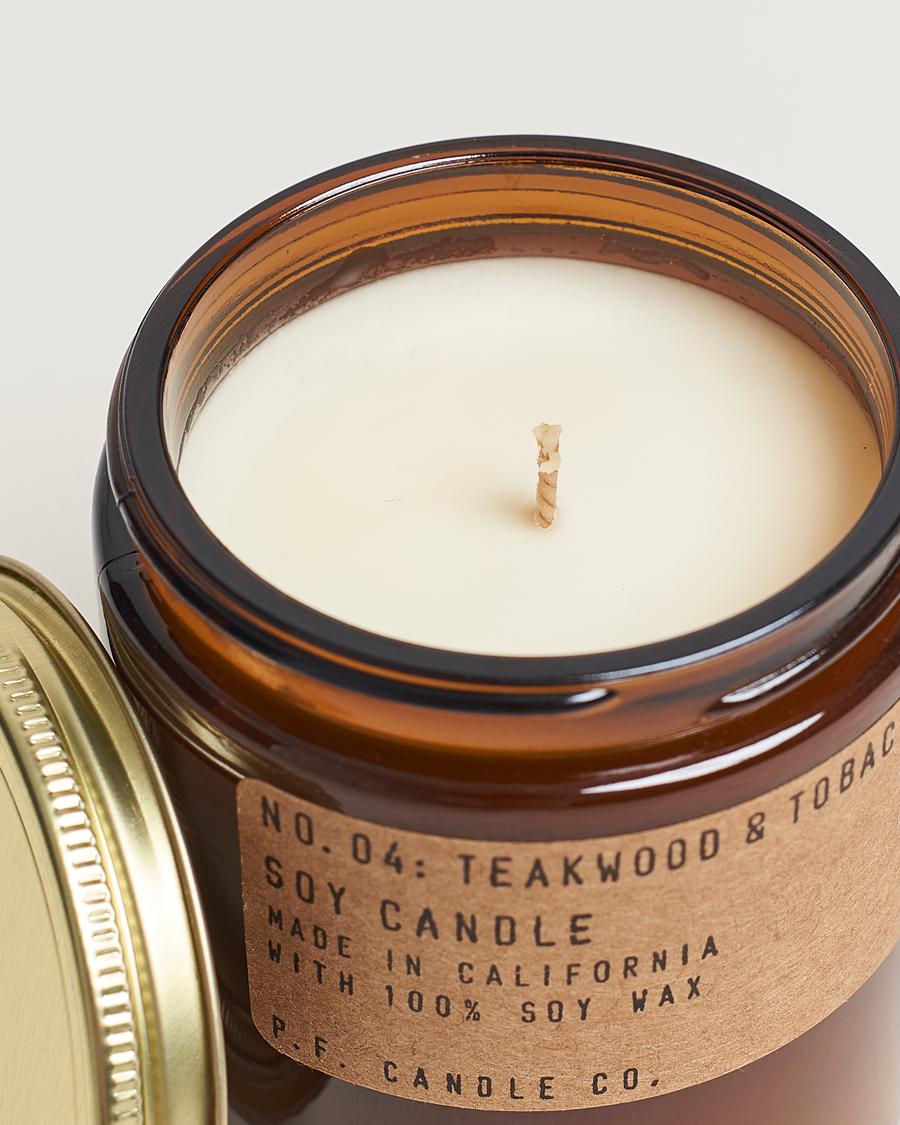 Herren | Lifestyle | P.F. Candle Co. | Soy Candle No. 4 Teakwood & Tobacco 204g