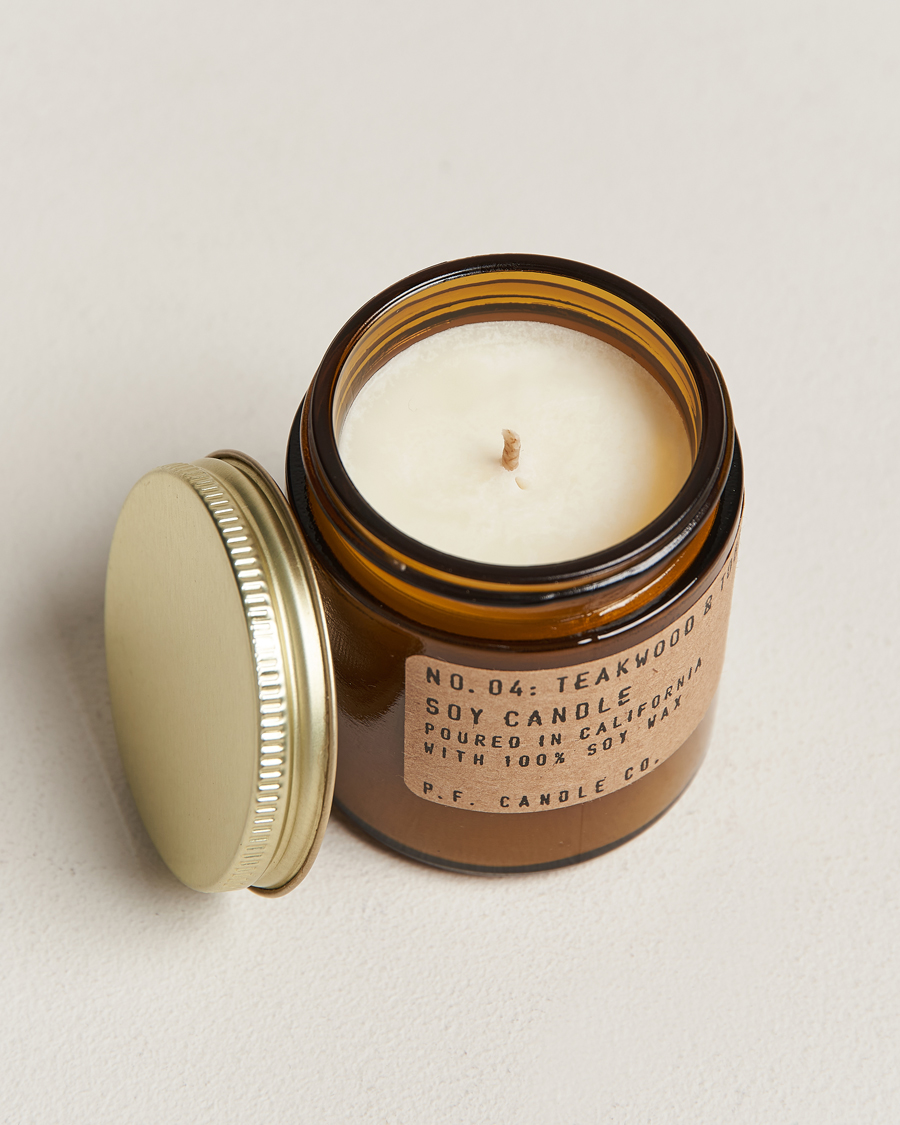 Herren | Duftkerzen | P.F. Candle Co. | Soy Candle No. 4 Teakwood & Tobacco 99g