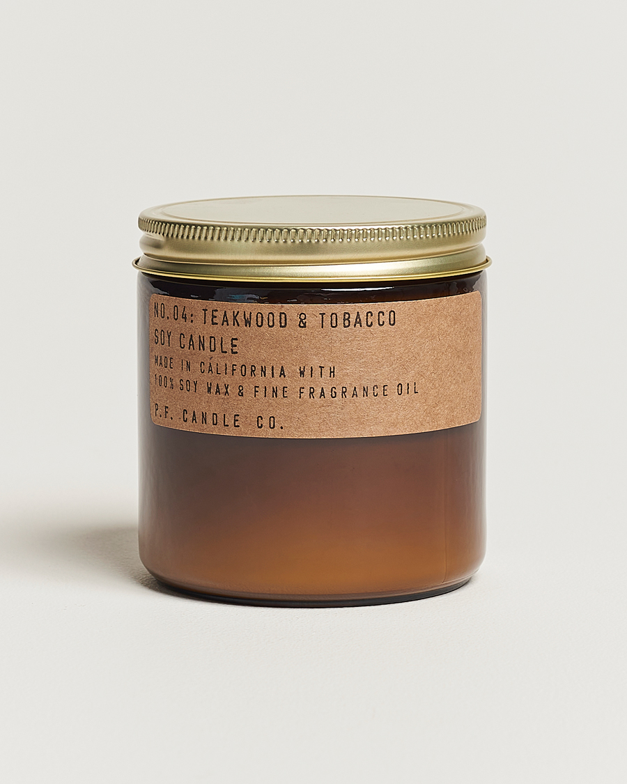 Herren | Duftkerzen | P.F. Candle Co. | Soy Candle No. 4 Teakwood & Tobacco 354g