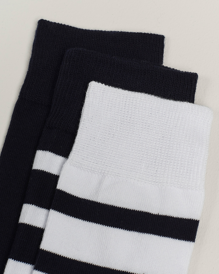 Herren | Socken | Armor-lux | 3-Pack Loer Socks Navy/White
