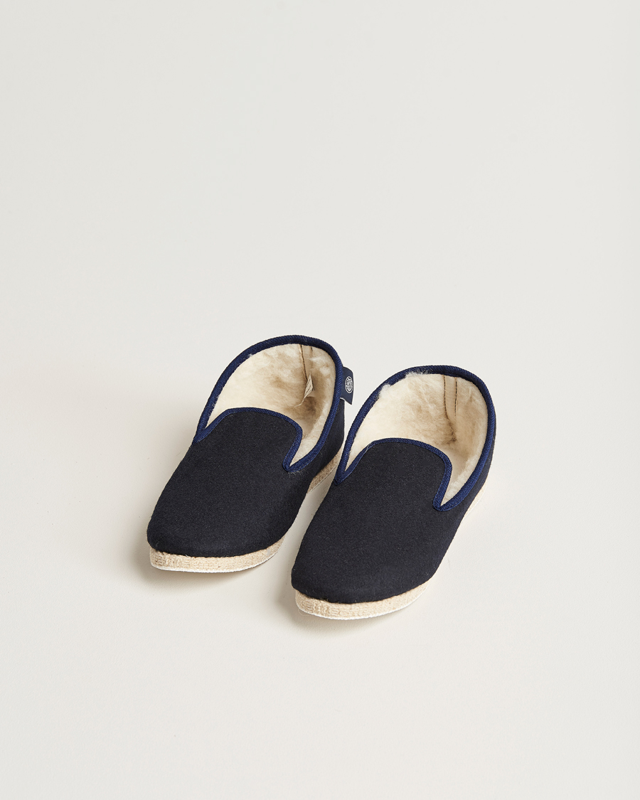 Herren | Armor-lux Maoutig Home Slippers Navy | Armor-lux | Maoutig Home Slippers Navy
