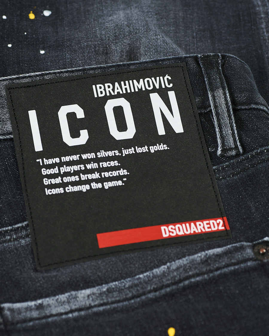 Herren | Jeans | Dsquared2 | X Ibrahimovic Cool Guy Fit Jeans Black