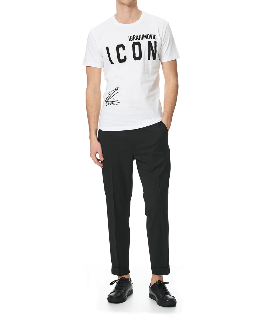 Herren | T-Shirts | Dsquared2 | X Ibrahimovic Icon Sign Crew Neck Tee White