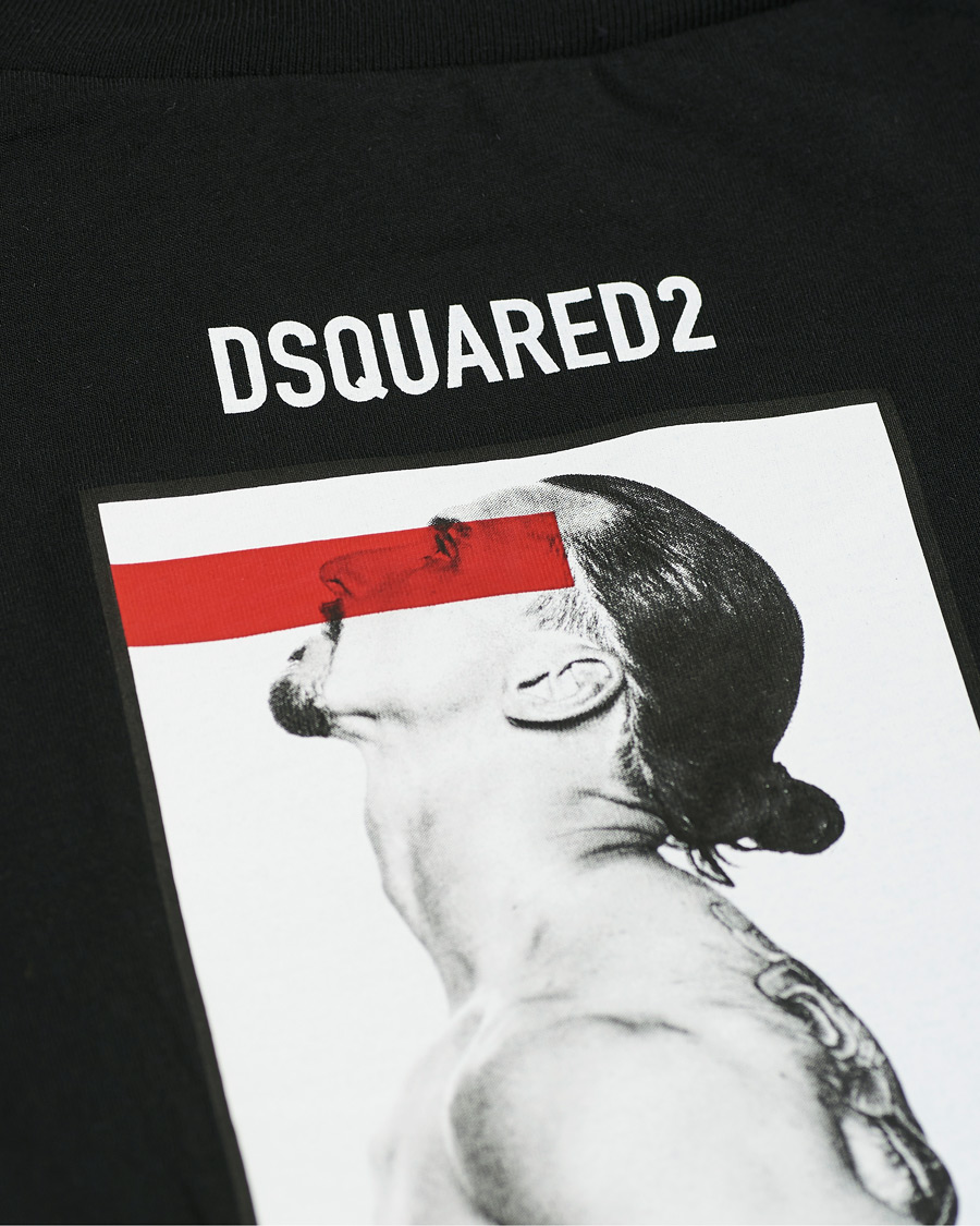 Herren | T-Shirts | Dsquared2 | X Ibrahimovic Icon Sign Crew Neck Tee Black