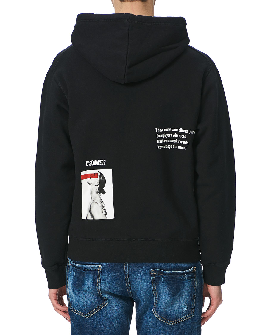 Herren | Pullover | Dsquared2 | X Ibrahimovic Icon Sign Hoodie Black