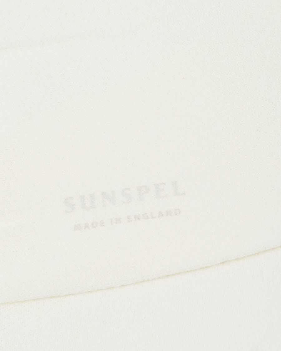 Herren | Sunspel | Sunspel | Cotton Blend Socks White