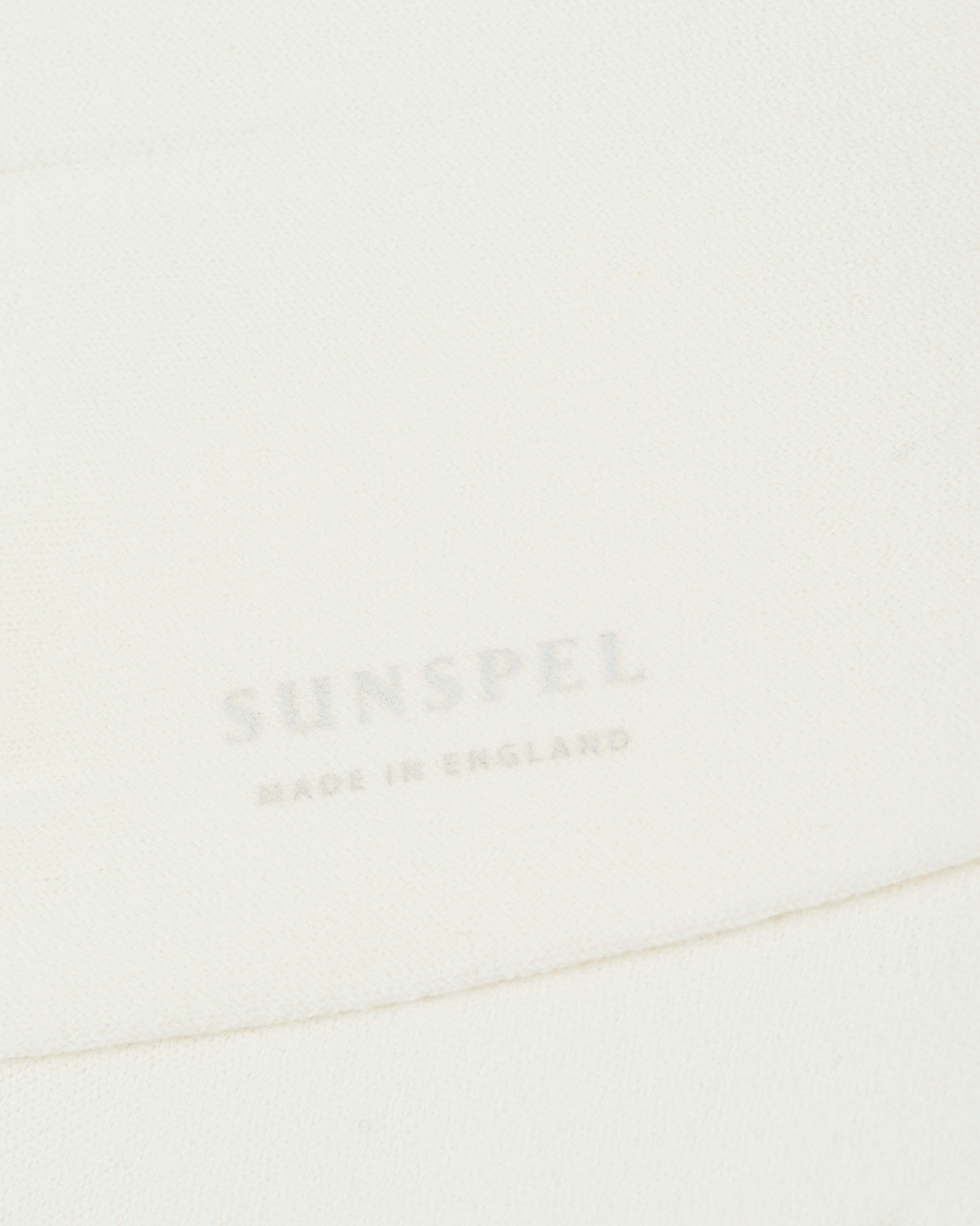Herren | Unterwäsche | Sunspel | Cotton Blend Socks White