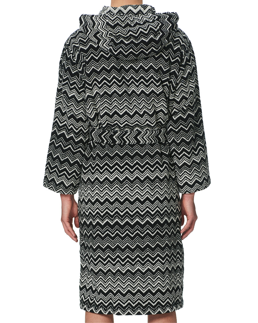 Herren | | Missoni Home | Keith Bathrobe Black/White