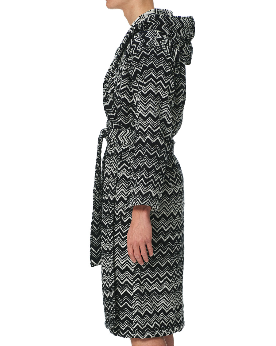 Herren | | Missoni Home | Keith Bathrobe Black/White