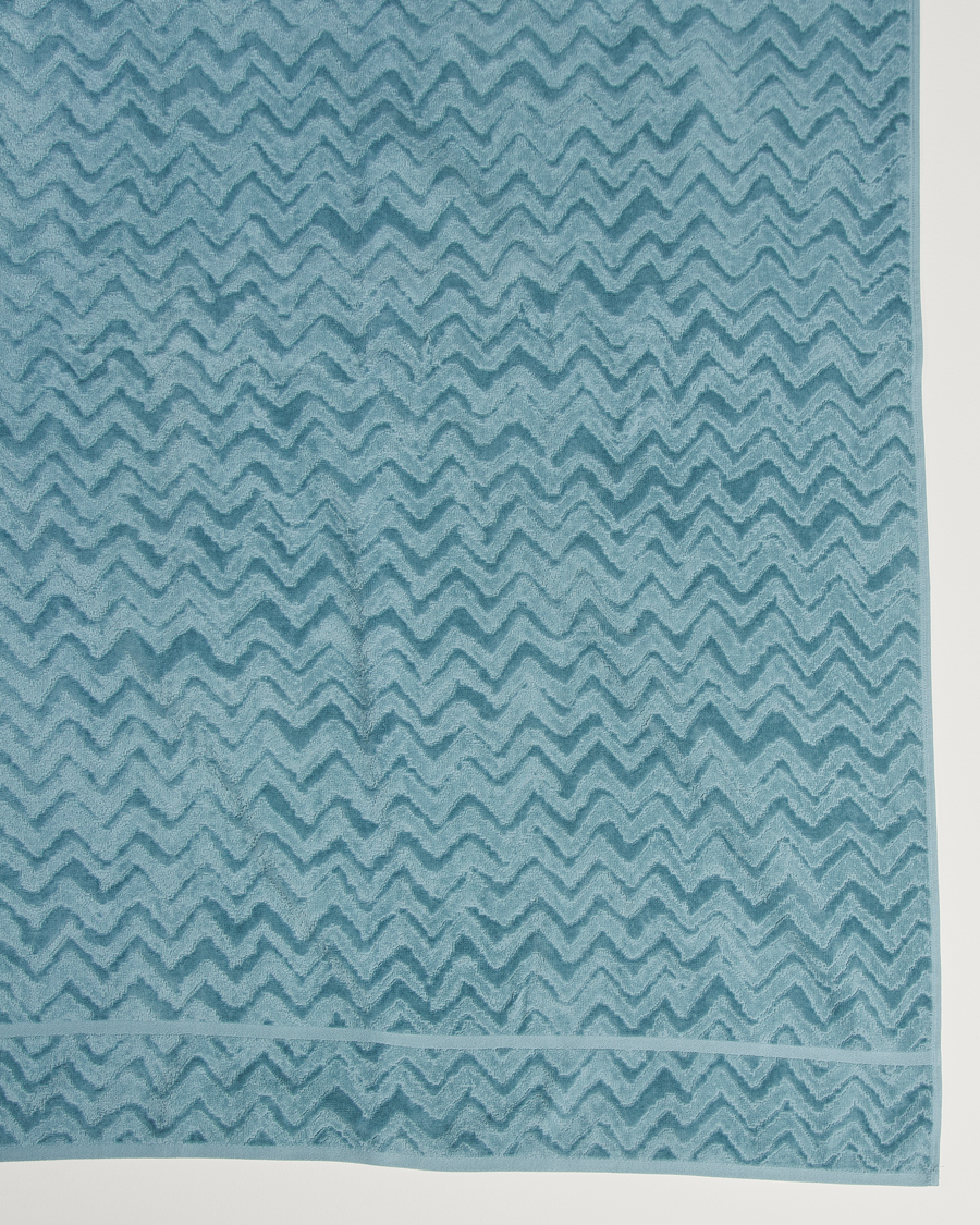 Herren | Textilien | Missoni Home | Rex Bath Sheet 100x150 cm Light Blue