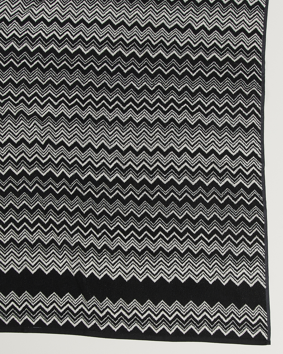 Herren | | Missoni Home | Keith Bath Sheet 100x150 cm Black/White