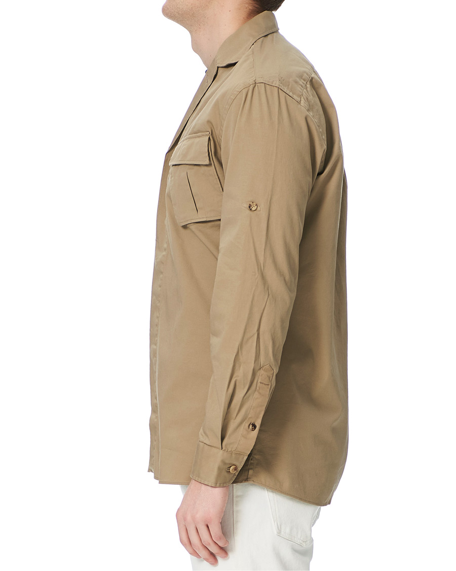 Herren | Hemden | Lardini | Cotton Pocket Overshirt Beige