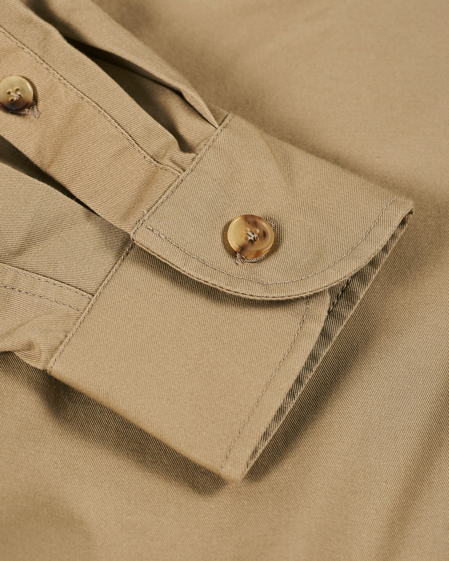 Herren | Hemden | Lardini | Cotton Pocket Overshirt Beige