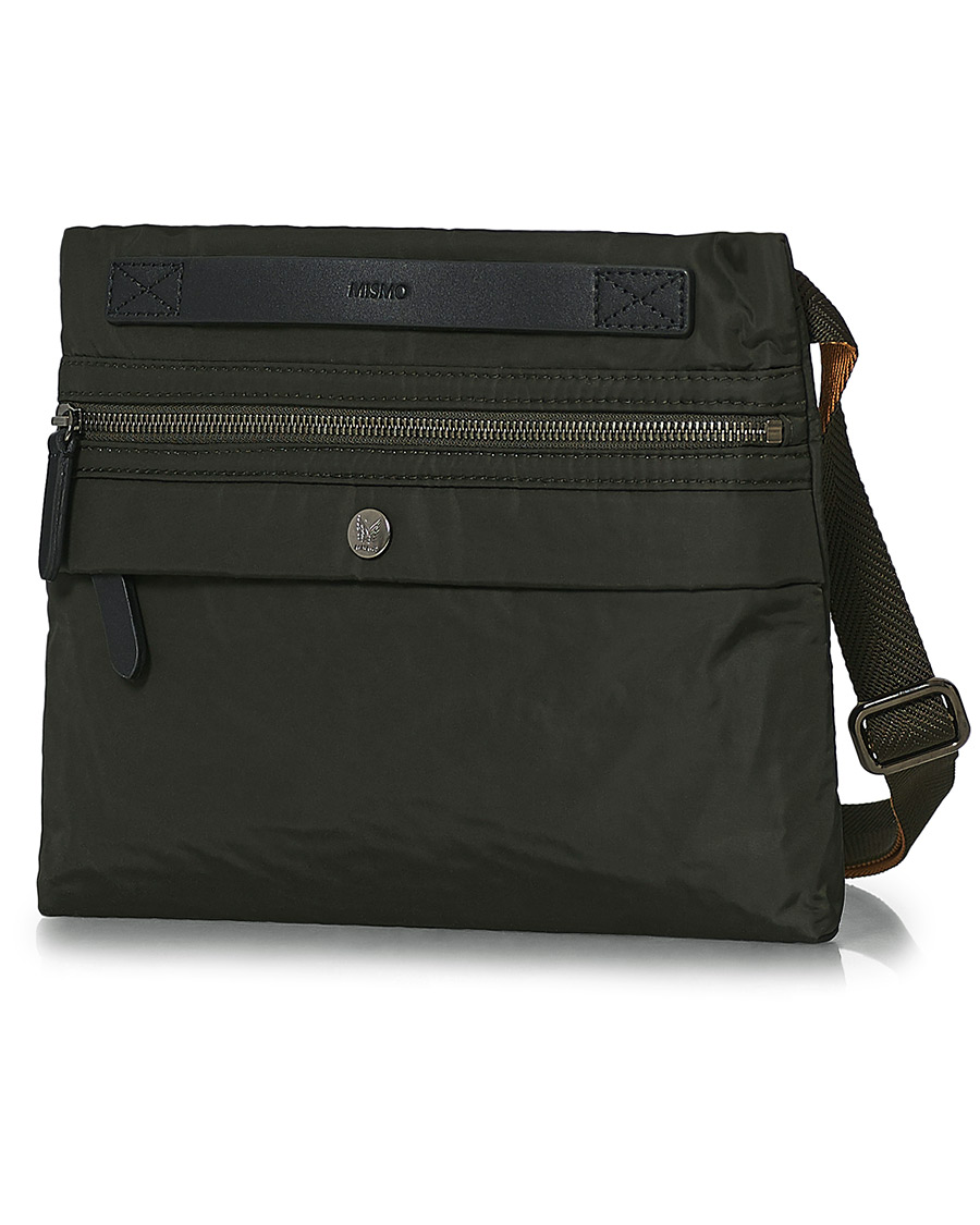 Herren | Mismo M/S Fly Nylon Cross Body Pouch Beluga/Black | Mismo | M/S Fly Nylon Cross Body Pouch Beluga/Black