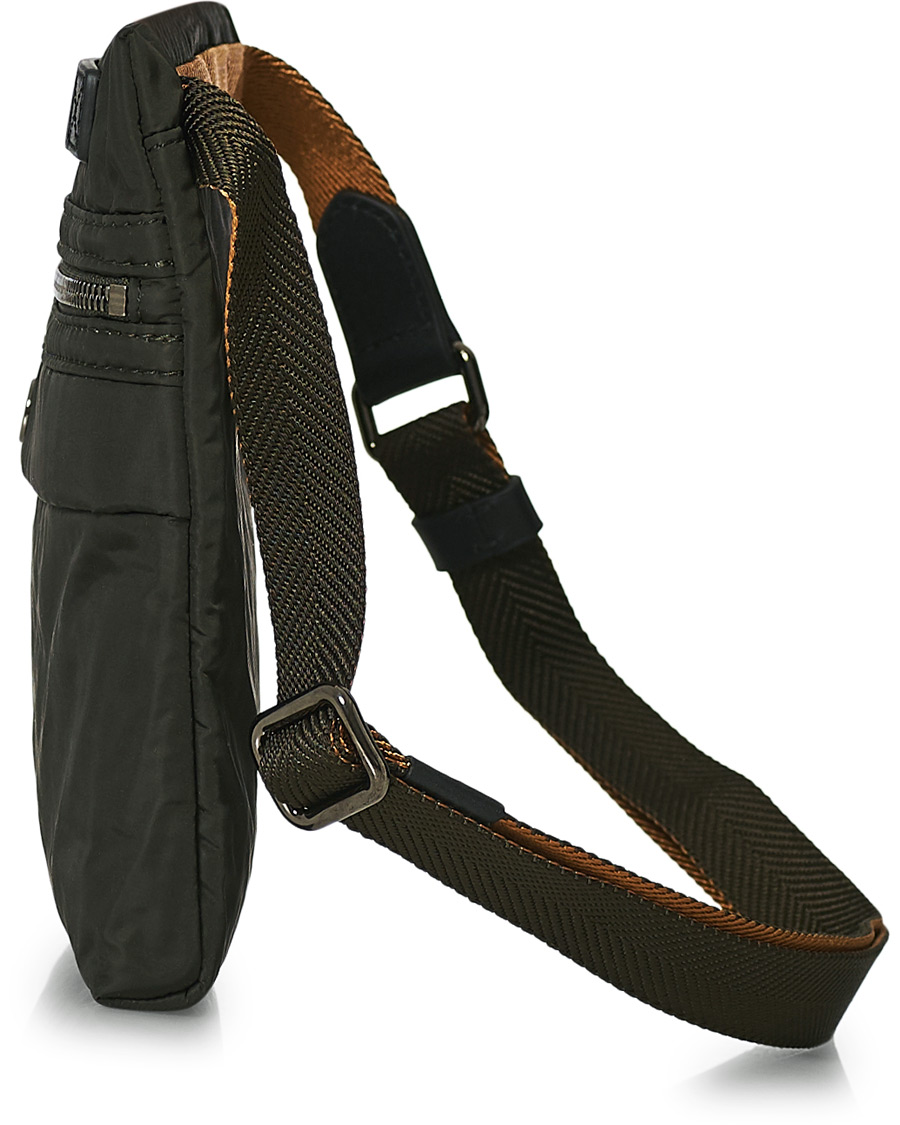 Herren | Mismo M/S Fly Nylon Cross Body Pouch Beluga/Black | Mismo | M/S Fly Nylon Cross Body Pouch Beluga/Black