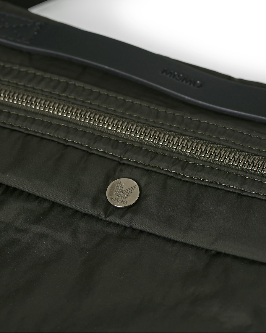 Herren | Mismo M/S Fly Nylon Cross Body Pouch Beluga/Black | Mismo | M/S Fly Nylon Cross Body Pouch Beluga/Black