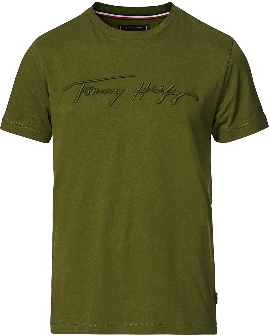 Herren | T-Shirts | Tommy Hilfiger | Signature Graphic Crew Neck Tee Putting Green