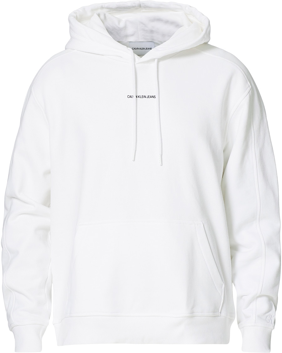 Herren | Pullover | Calvin Klein Jeans | Micro Branding Hoodie Bright White