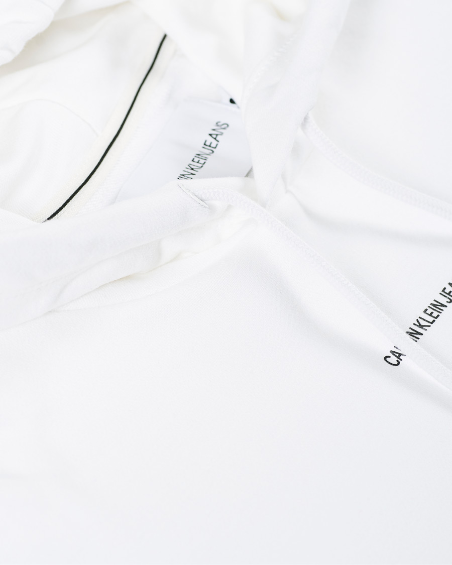 Herren | Pullover | Calvin Klein Jeans | Micro Branding Hoodie Bright White