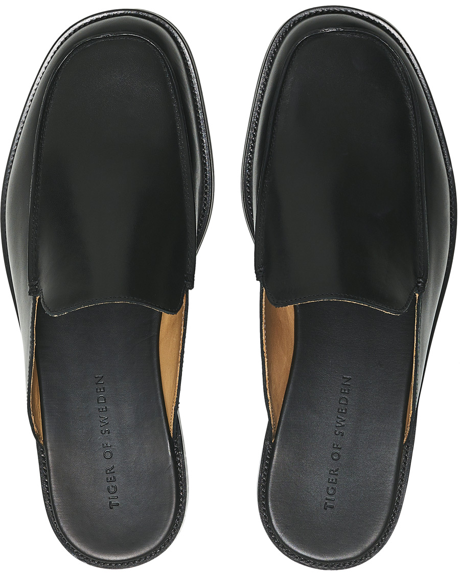 Herren | Tiger of Sweden Shelle Loafer Mule Black | Tiger of Sweden | Shelle Loafer Mule Black